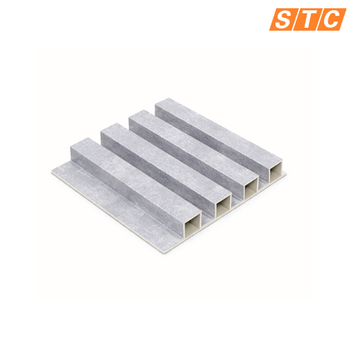 Square Fluted Wall Panel Stone Fog WPS32