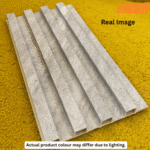 STC Innovative WPC Square Fluted Wall Panel Stone Fog WPS32 - Image 3