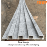 STC Innovative WPC Square Fluted Wall Panel Stone Fog WPS32 - Image 5