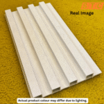 STC Innovative WPC Square Fluted Wall Panel Arctic White WPS33 - Image 3