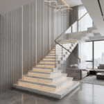 STC Innovative WPC Square Fluted Wall Panel Stone Fog WPS32 - Image 7