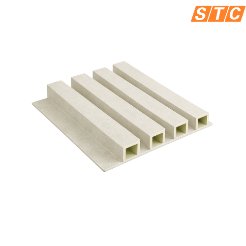 Square Fluted Wall Panel Vanilla Stone WPS34