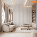 STC Innovative WPC Square Fluted Wall Panel Vanilla Stone WPS34 - Image 2