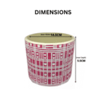 CERAMIC PLANTER DECORATIVE DESK AND TABLE CERAMIC FLOWER POT CP21-CP23 - Image 4