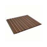 Groove PVC Panel Red Wood Gold Line IPB2