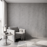 STC Innovative WPC Small Square Fluted Wall Panel Graphite Stone WPQ002 - Image 2