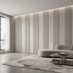 STC Innovative WPC Small Square Fluted Wall Panel Latte Beige WPQ003 - Image 4