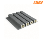 Square Fluted Wall Panel Steel Grey WPS38