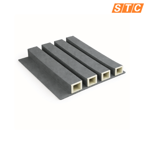 Square Fluted Wall Panel Steel Grey WPS38