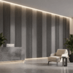 STC Innovative WPC Small Square Fluted Wall Panel Slate Charcoal WPQ004 - Image 4