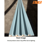 STC Innovative WPC Square Fluted Wall Panel Mist Blue WPS39 - Image 5