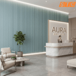 STC Innovative WPC Square Fluted Wall Panel Mist Blue WPS39 - Image 7