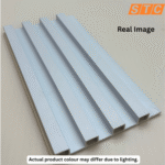 STC Innovative WPC Square Fluted Wall Panel Frost Blue WPS41 - Image 3