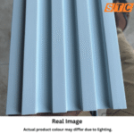 STC Innovative WPC Square Fluted Wall Panel Frost Blue WPS41 - Image 6