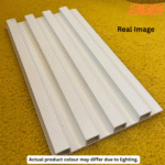 STC Innovative WPC Square Fluted Wall Panel Polar Mist WPS43 - Image 3