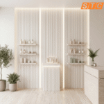 STC Innovative WPC Square Fluted Wall Panel Polar Mist WPS43 - Image 2
