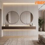 STC Innovative WPC Square Fluted Wall Panel Polar Mist WPS43 - Image 7