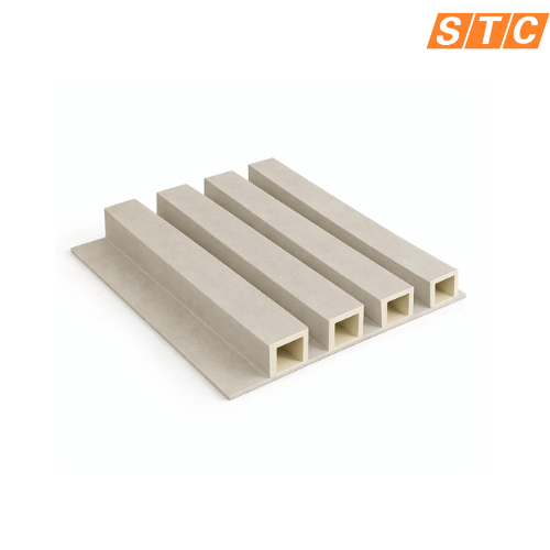 Square Fluted Wall Panel Latte Beige WPS45