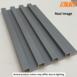 STC Innovative WPC Square Fluted Wall Panel Urban Grey WPS47 - Image 3