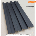 STC Innovative WPC Square Fluted Wall Panel Moon Grey WPS48 - Image 3