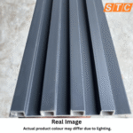 STC Innovative WPC Square Fluted Wall Panel Moon Grey WPS48 - Image 5