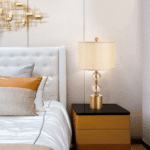 Modern Golden Crystal Table Lamp - Image 4