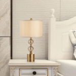 Modern Golden Crystal Table Lamp - Image 2