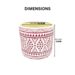 CERAMIC PLANTER DECORATIVE DESK AND TABLE CERAMIC FLOWER POT CP21-CP23 - Image 6