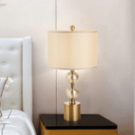 Golden Crystal Table Lamp