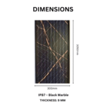 STC Groove PVC Panel Black Marble IPB7 - Image 3