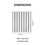 STC Groove PVC Panel Snow Crest IPB8 - Image 3