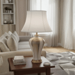 Copper Ceramic Table Lamp