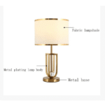 Luxe Golden Hollow Base Table Lamp - Image 7