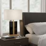 Luxurious Modern Marble Accent Table Lamp - Image 4