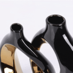 Modern Minimalist Hollow Ceramic Vase Set TAJ008 - Image 3