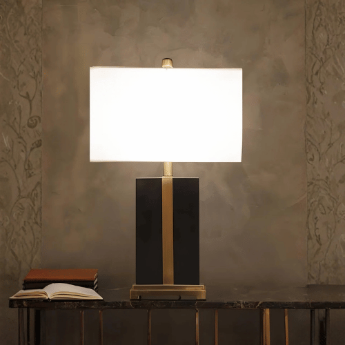 Marble Accent Table Lamp