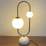 Luxurious Modern Glass Ball Table Lamp - Image 7
