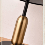 Luxurious Metal Base and Linen Fabric Shade Table Lamp - Image 12