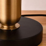 Luxurious Metal Base and Linen Fabric Shade Table Lamp - Image 11