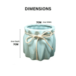 Ceramic Planter cactus and Succulent Decorative Desk and Table Ceramic Plant Pot CP03-CP05 - Image 5