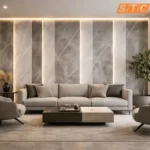 STC Luxurious PVC UV Sheet Graphite Stone LIN23 - Image 5