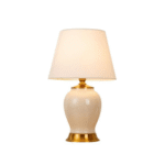 Elegant White Table Lamp