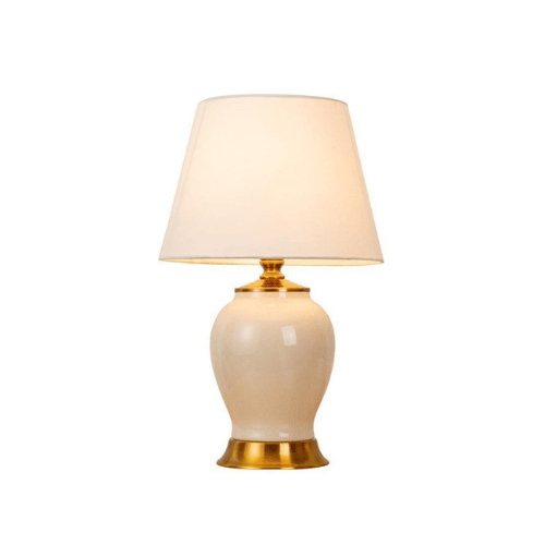 Elegant White Table Lamp