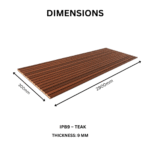STC Groove PVC Panel Teak IPB9 - Image 3