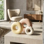 KORIN Halo Blush Table Vase