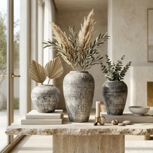 ZAYRO Terra Sand Table Vase Set