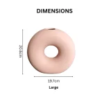 KORIN Halo Blush Table Vase - Image 2