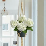 Single Stem Real Touch Hydrangea Flower white - Image 5