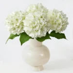 Single Stem Real Touch Hydrangea Flower white - Image 7