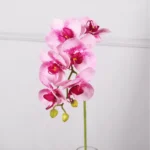 3D Printed Artificial Pink  Orchid Flower Stem 